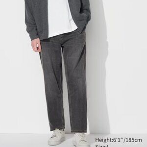 Uniqlo Gray Relaxed Ankle Jeans
